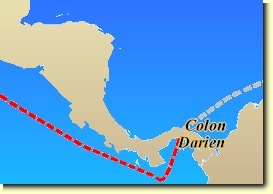 Map of Colon and Darien